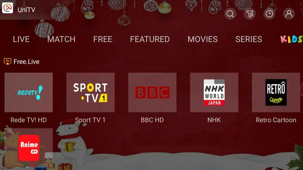 UniTV para Smart TV Baixar | Atualizado 2026 UniTV Para Smart TV interface